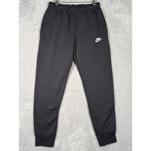 Nike‎ Pants Mens Small Black Club Fleece Jogger Drawstring BV2671-010